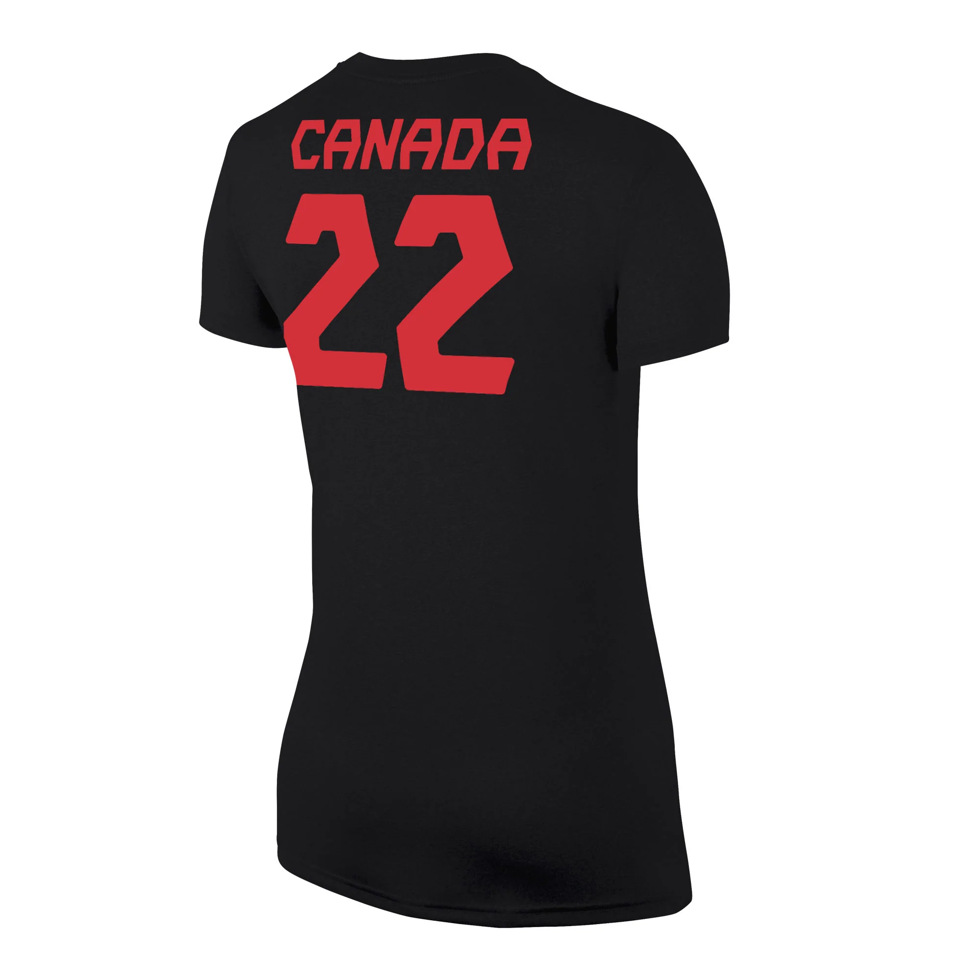 Women's Canada National Soccer Team Nike Oui Can Qualification Celebration Dri-Fit T-Shirt - Black - Image 2