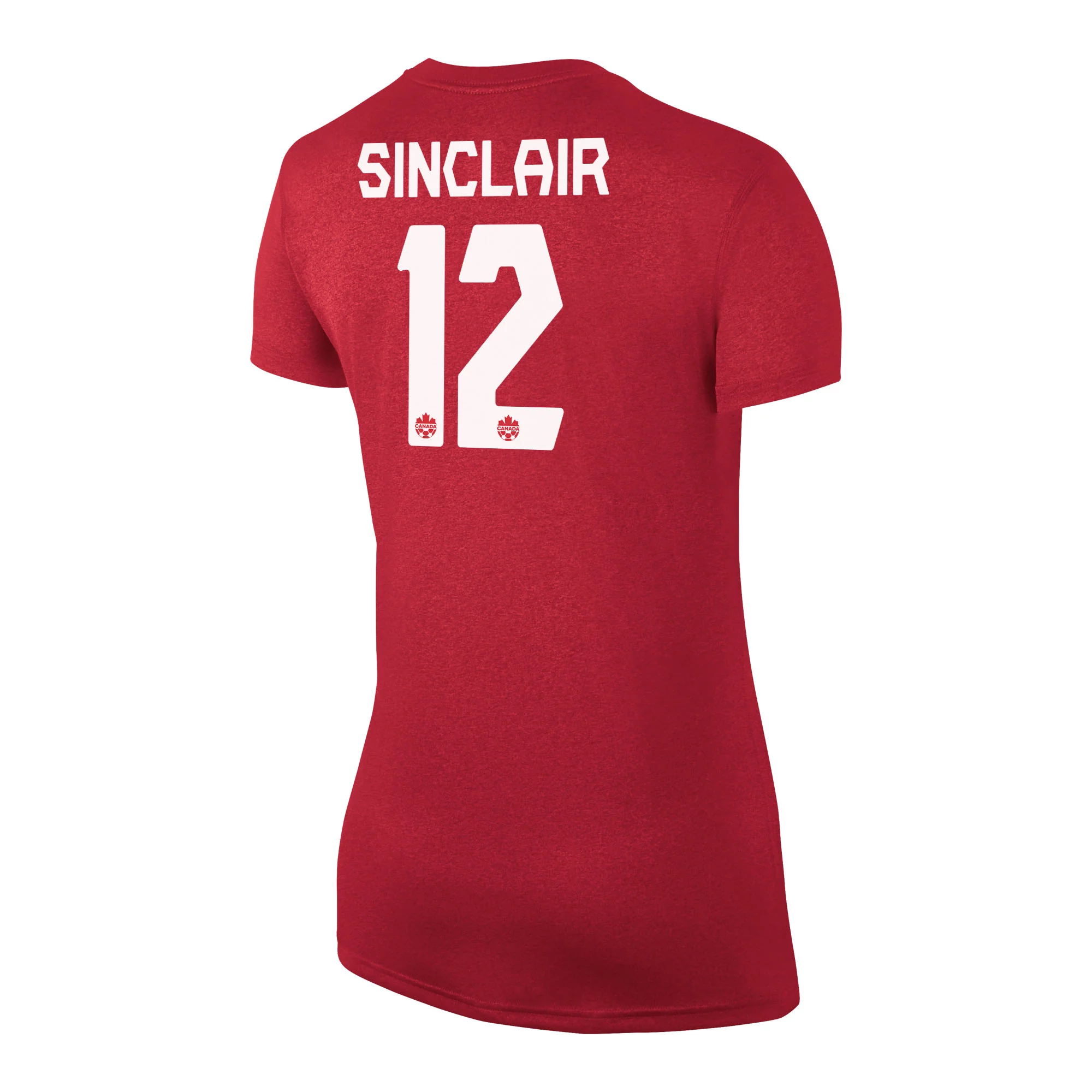Women's Christine Sinclair Canada National Team Nike Name & Number T-Shirt - Red - Image 2