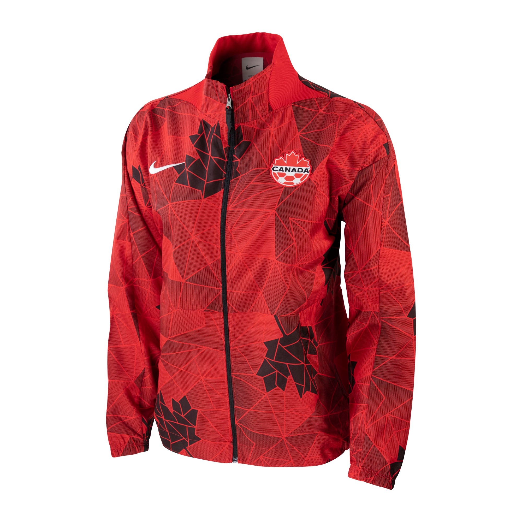 Women's Canada National Team Anthem Raglan Performance Full-Zip JacketNike Red/Black
