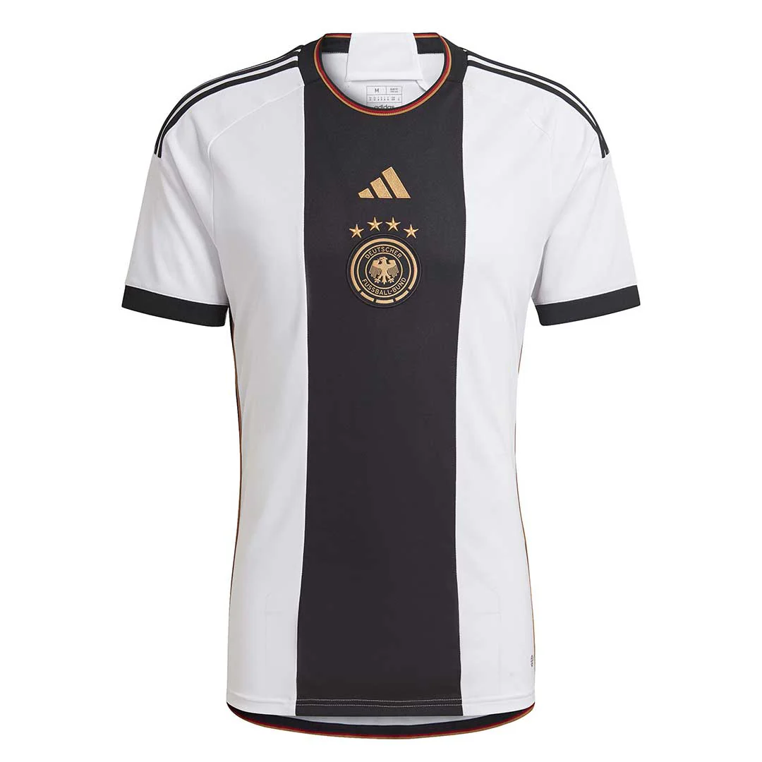 Youth Germany National Team World Cup Adidas 2022 White Home Replica Stadium Jersey
