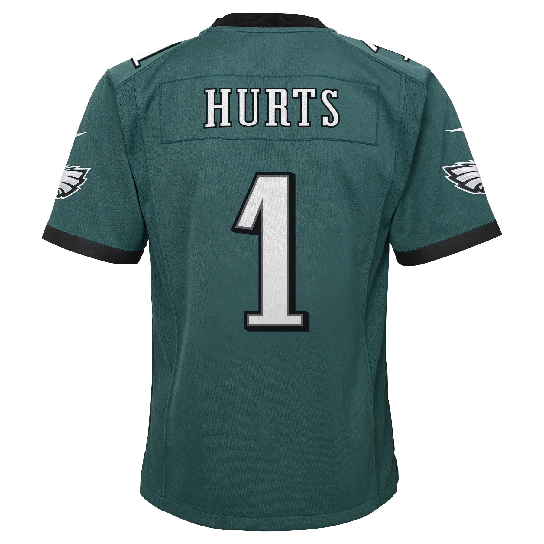 Youth Jalen Hurts #1 Philadelphia Eagles Green Nike - Game Jersey - Image 2