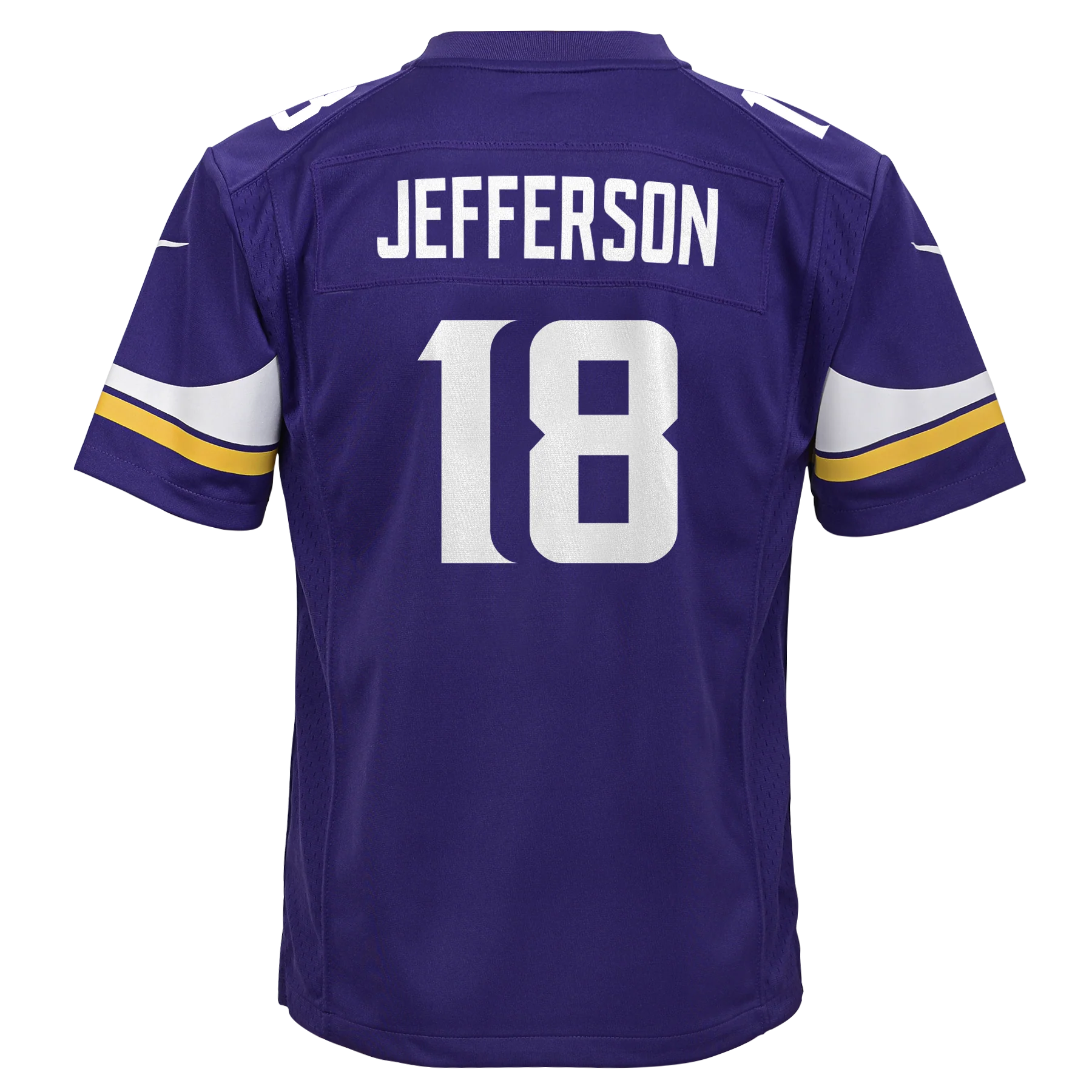 Youth Justin Jefferson #18 Minnesota Vikings Purple Nike - Game Jersey - Image 2