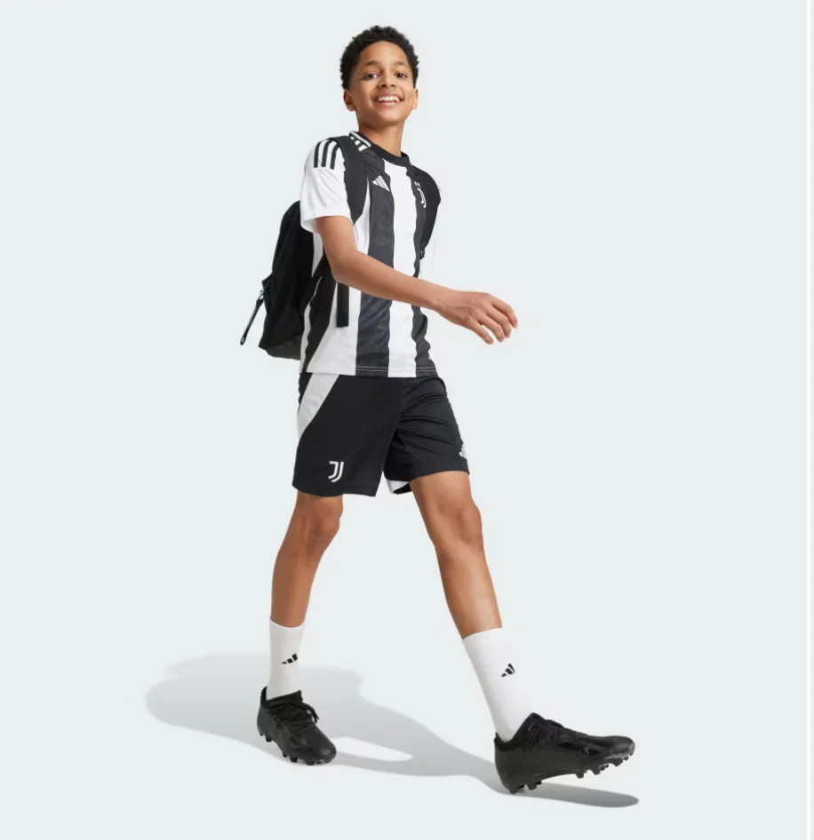 Youth Juventus Adidas 24-25 Black / White Jersey - Image 4
