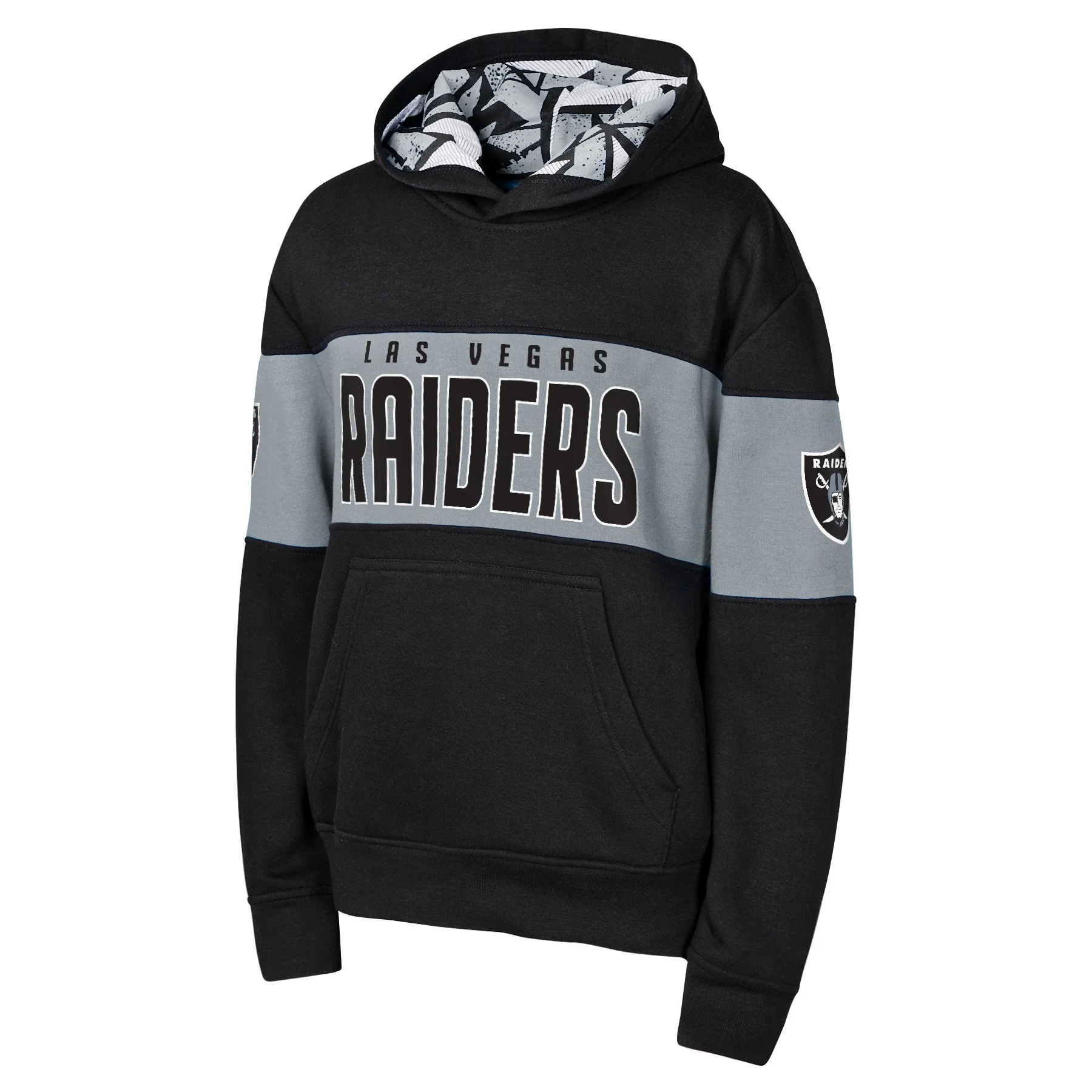 Youth Las Vegas Raiders Red Zone Pullover Sweatshirt - Image 2