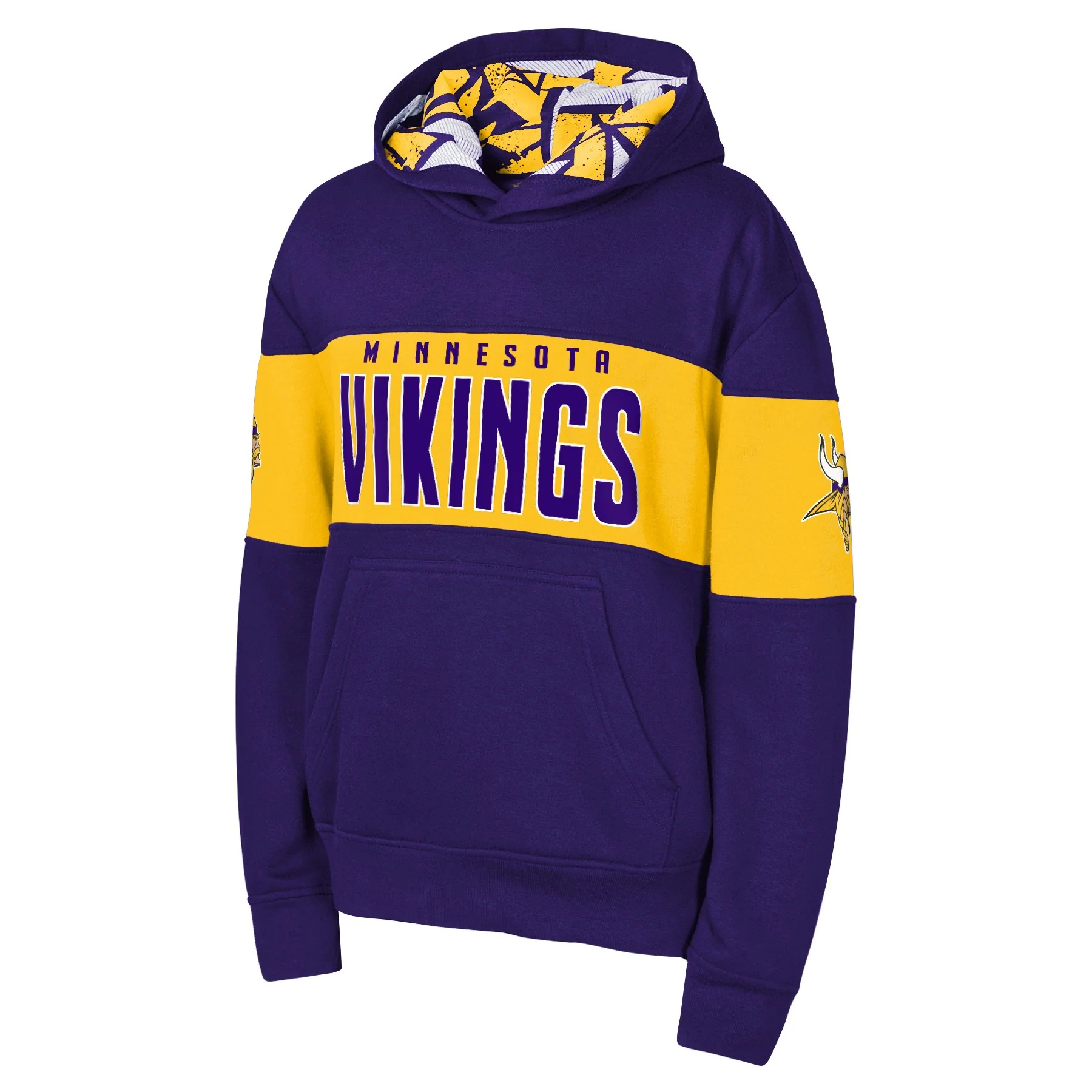 Youth Minnesota Vikings Red Zone Pullover Sweatshirt - Image 2