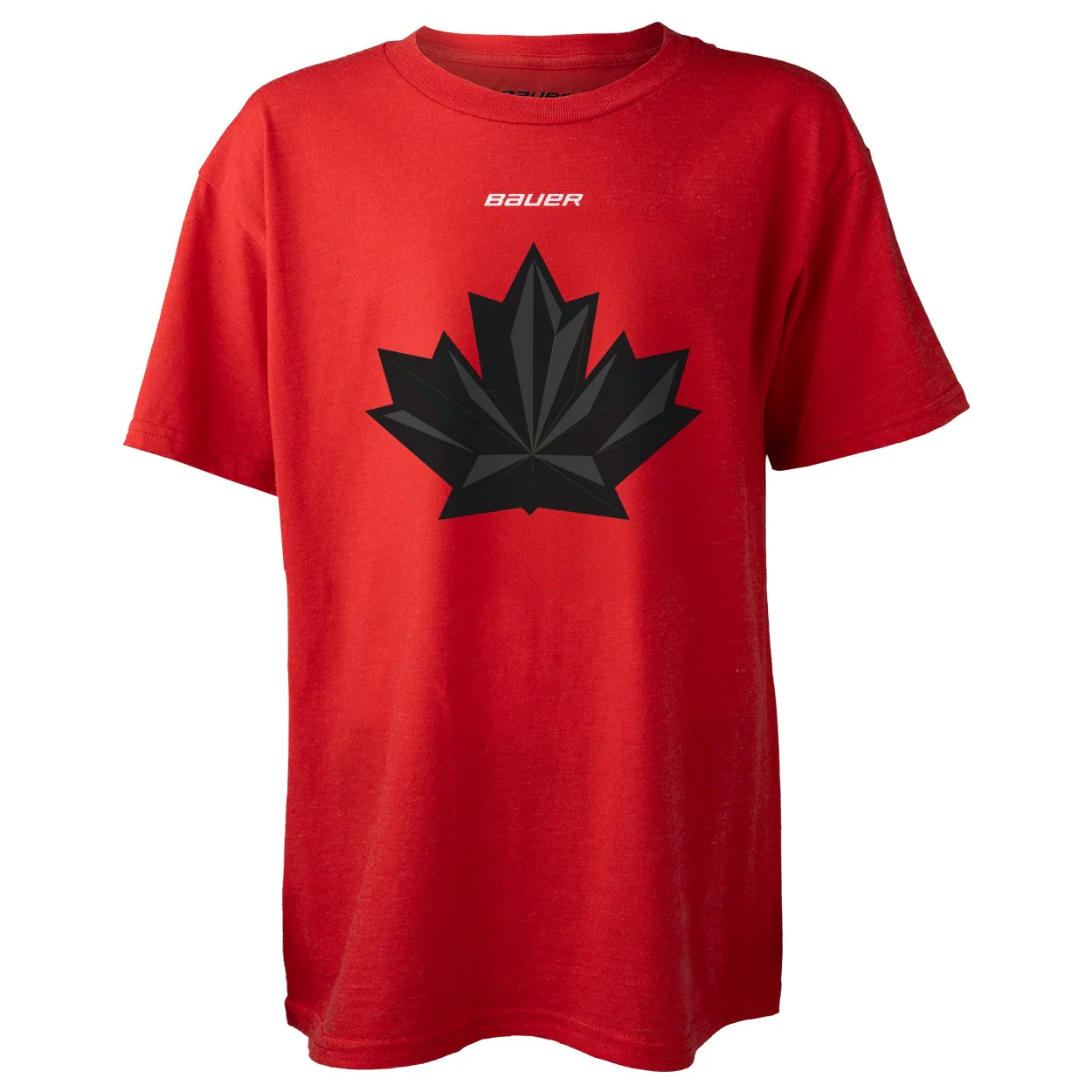 Youth Nathan MacKinnon #29 Team Canada Hockey Bauer 2026 Winter Olympics Player Name & Number T-Shirt – Red - Image 2