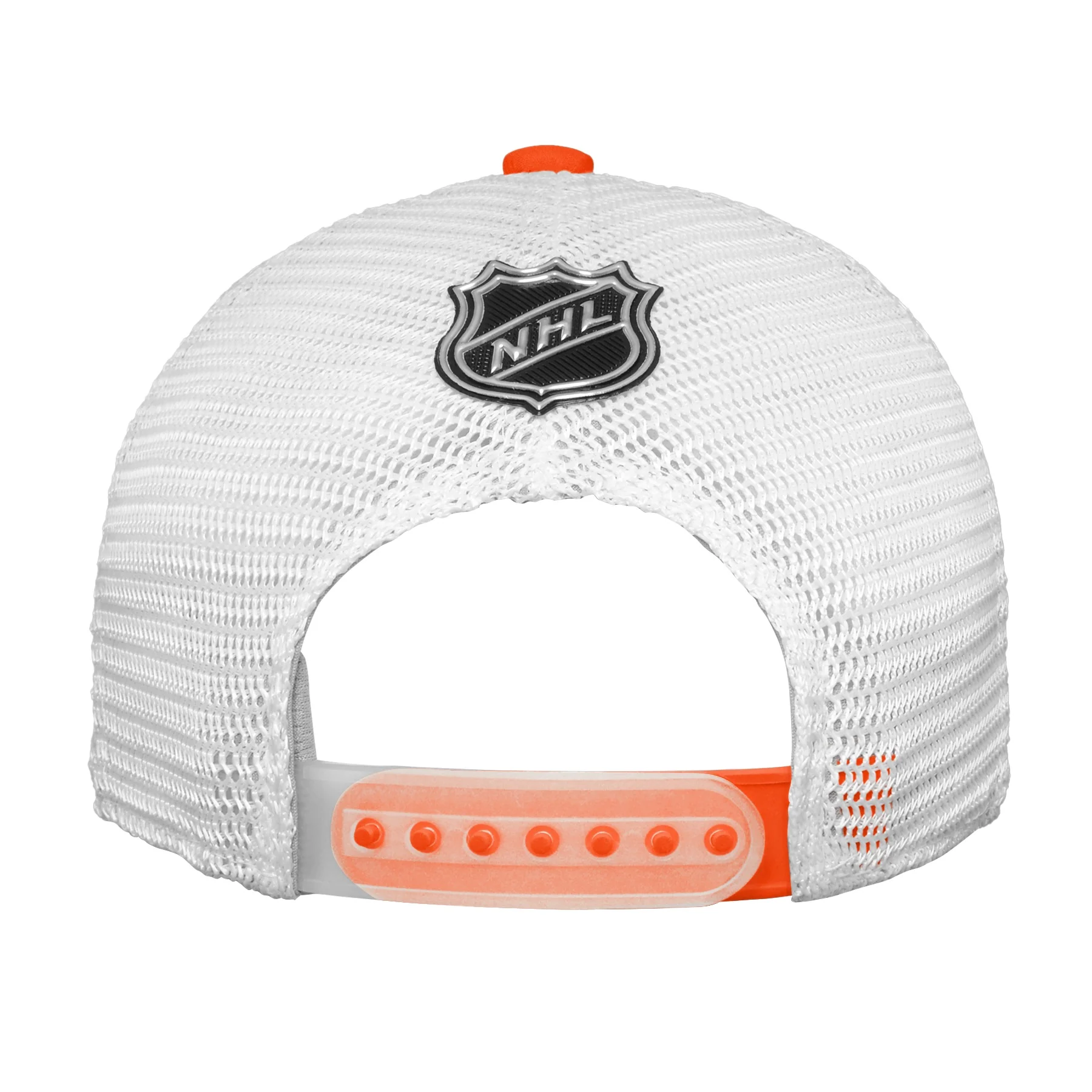 Youth Philadelphia Flyers Fanatics Branded 2022 NHL Draft Authentic Pro On Stage Trucker Adjustable Hat - Image 3