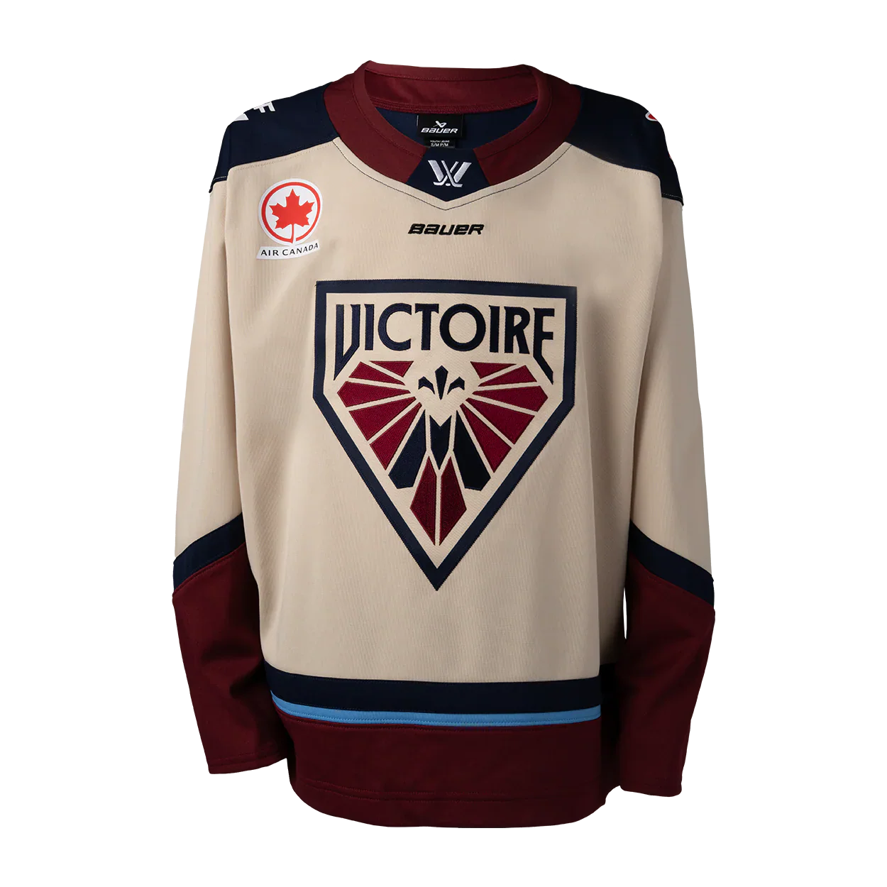 Youth PWHL Montreal Victoire Bauer Replica Away Hockey Jersey