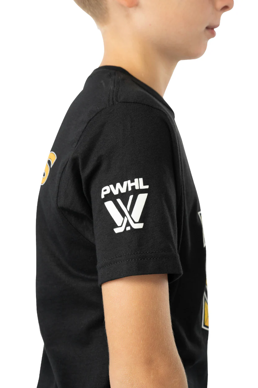 Youth PWHL Toronto Sceptres Bauer T-Shirt - Black - Image 3