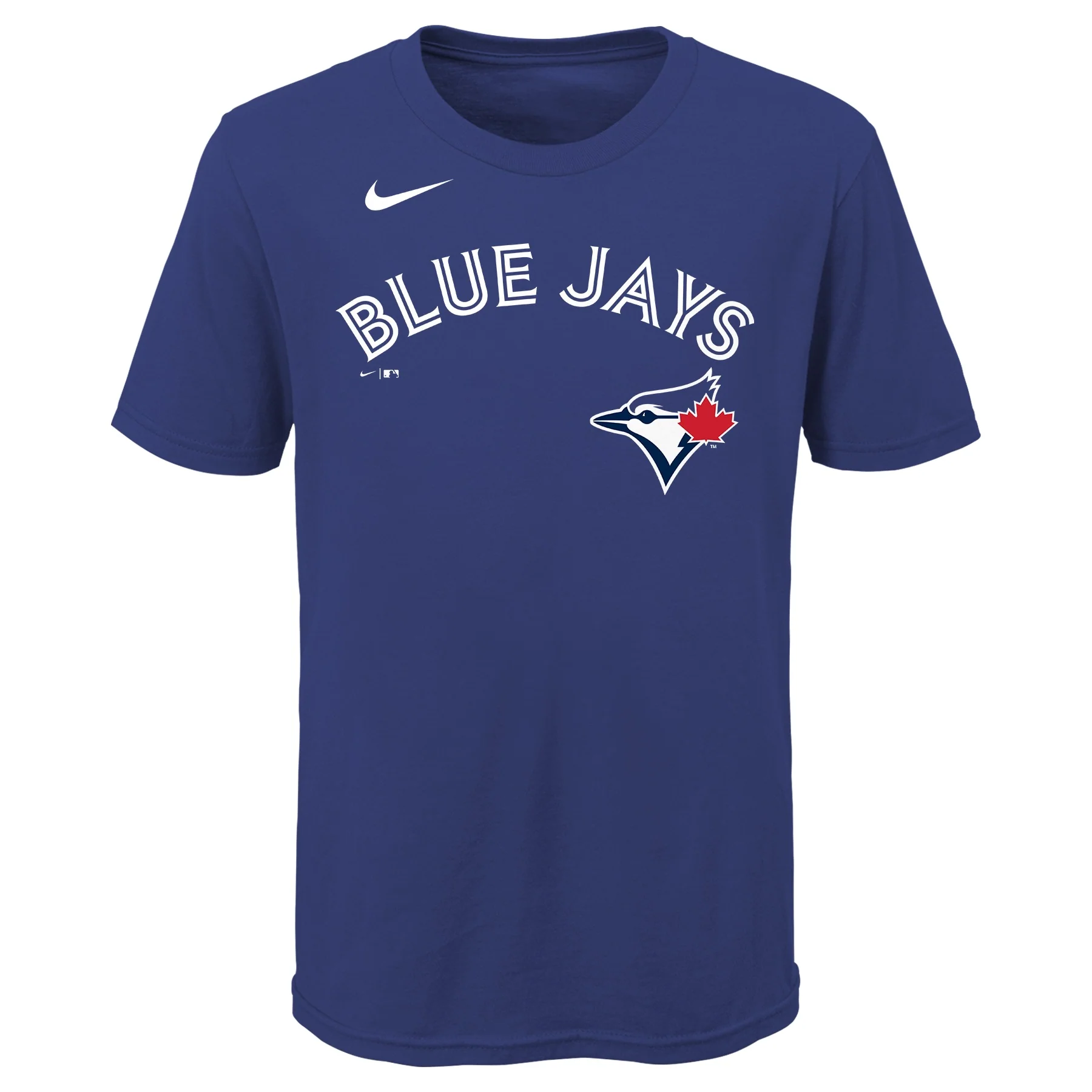 Youth Toronto Blue Jays Vladimir Guerrero Jr. #27 Nike Royal Name & Number T-Shirt - Image 3