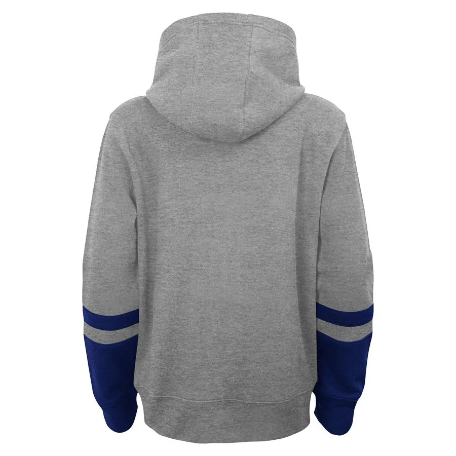 Youth Toronto Maple Leafs Special Edition Big Logo Pullover Hoodie - Heather Gray - Image 3