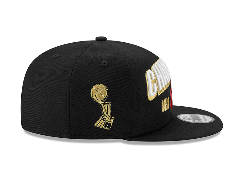 Youth Toronto Raptors **2nd Print** NBA Authentic Championship Locker Room 9Fifty New Era SnapBack Hat - Image 5