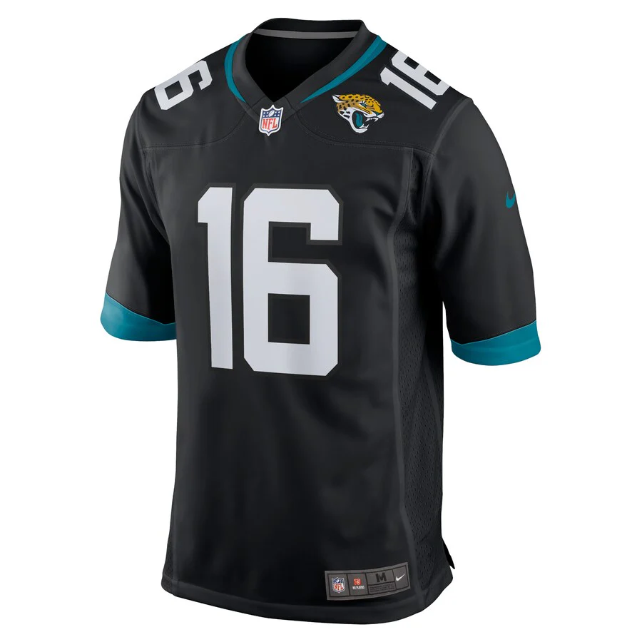 Youth Trevor Lawrence #16 Black Jacksonville Jaguars Nike - Game Jersey - Image 3